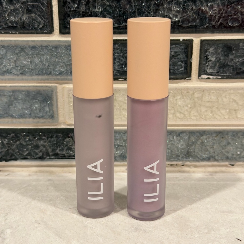ILIA Liquid Eyeshadow Set - Discontinued Dove and Aster Shades